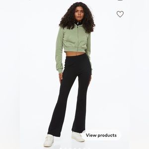 H&M ribbed flair leggings MEDIUM